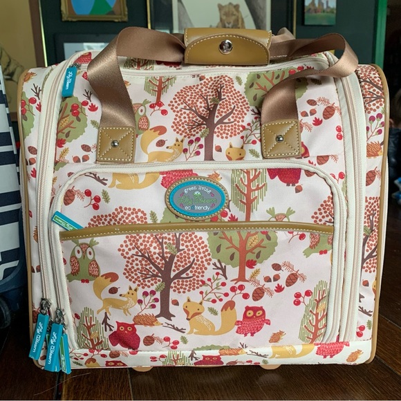 Lily Bloom Bags Lily Bloom Carry On Bag Wheeled Cabin Tote Forest